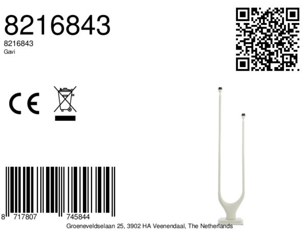 Witte twee breede lampenvoet Light & Living Gavi - H 149 cm - Image 8