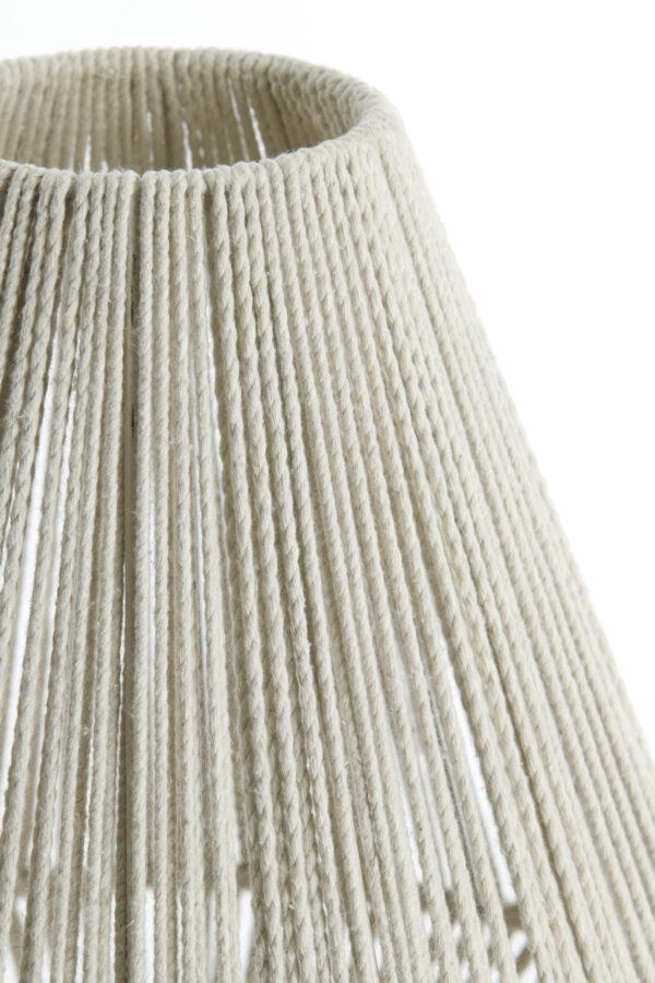 Tafellamp Light & Living Felida in beige touwdesign – H 40 cm - Image 7