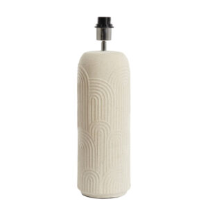 Keramische lampvoet met reliëf Light & Living Diego - H 51 cm