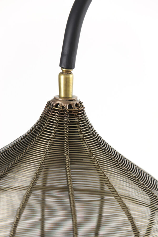 Rotan hanglamp metaal look Light & Living Alvaro - H 160 cm - Image 9