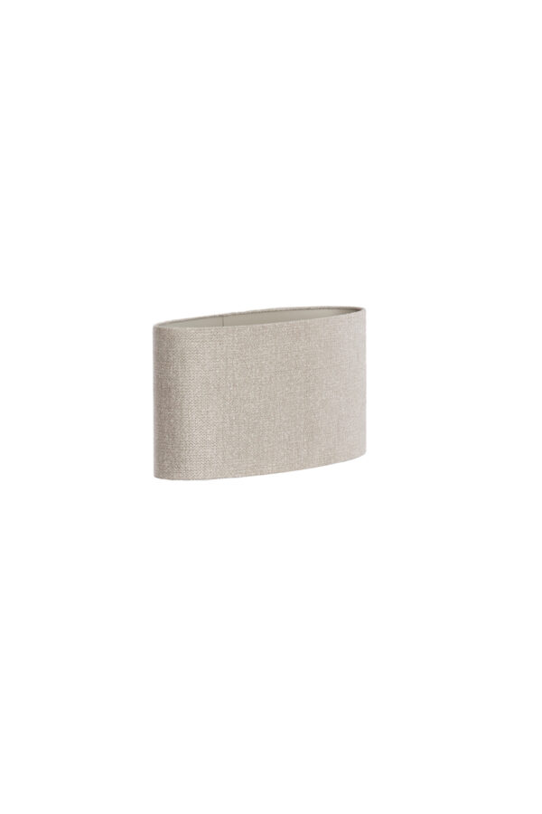 Cilindervormige stoffen lampenkap beige  Light & Living Brandy - H 25 cm - Image 3