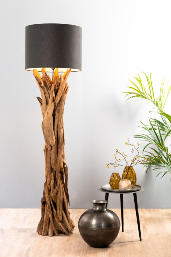 Houten staande lamp basis Light & Living Margret - H 165 cm - Image 4