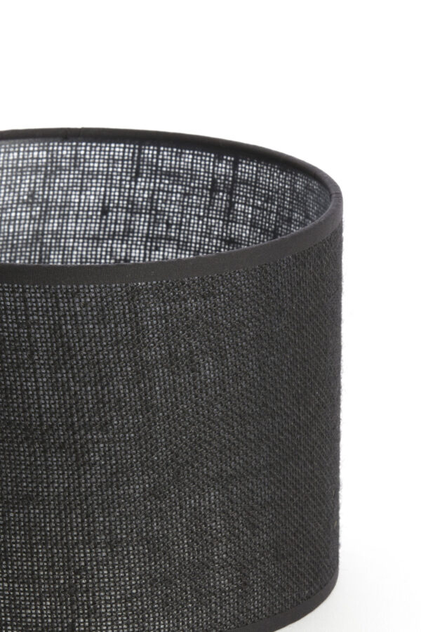 Zwarte cilinder lampenkap voor sfeer Light & Living Sendai - Ø 20 cm - Image 3
