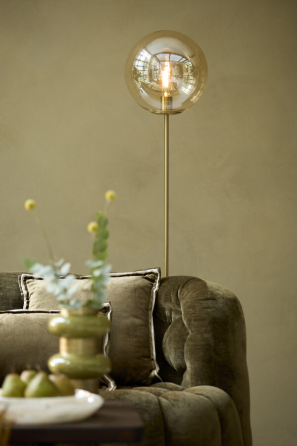 Gouden lampenvoet met bolvormig glas Light & Living Medina - H 160 cm - Image 5