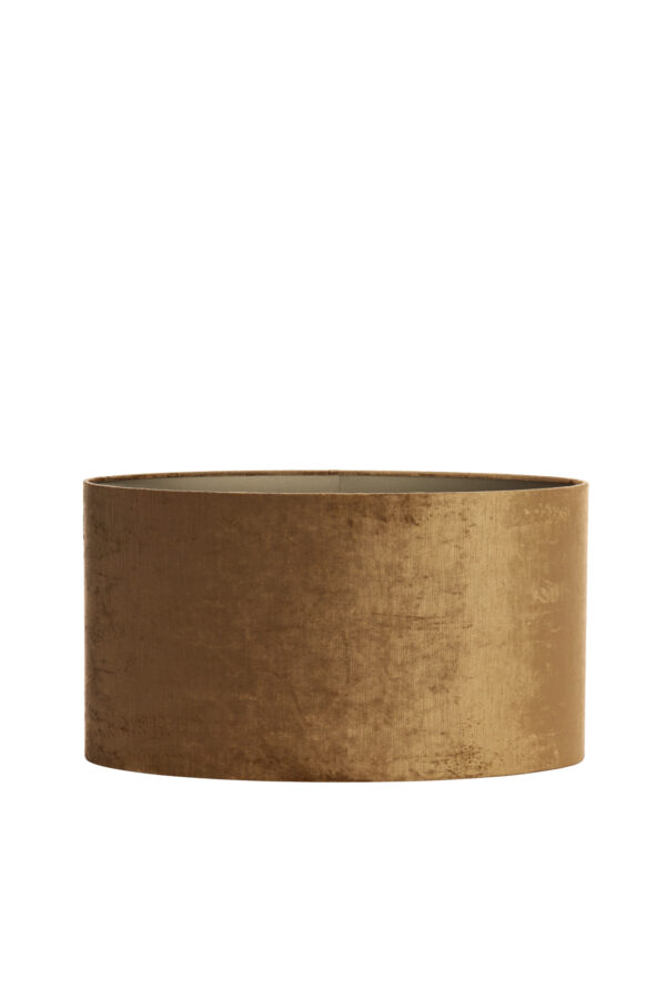 Goudkleurige fluwelen lampenkap voor stijl Light & Living Gemstone - H 32 cm - Image 2