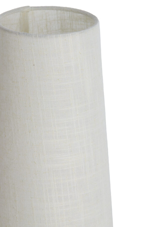 Linnen-achtige tafellamp wit kegelvormig Light & Living Howie - H 42 cm - Image 3