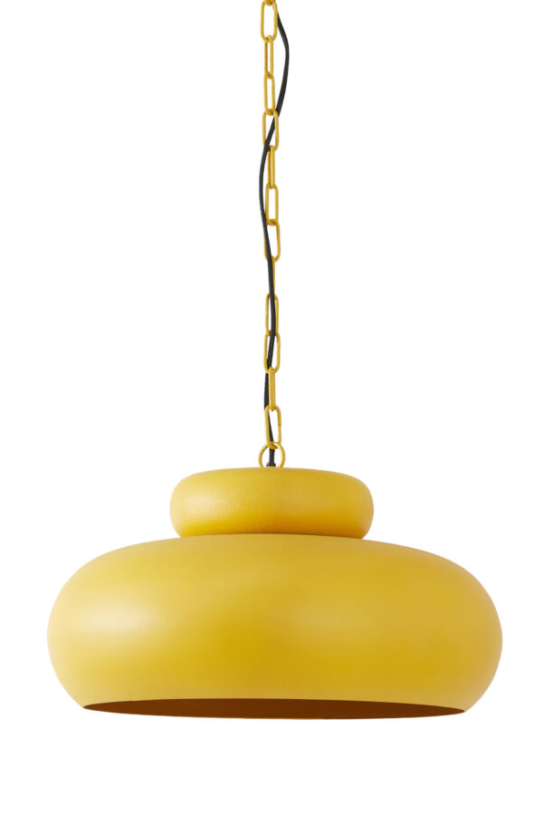 Retro gele hanglamp met speelse vorm Light & Living Neiva - Ø 46 cm - Image 2