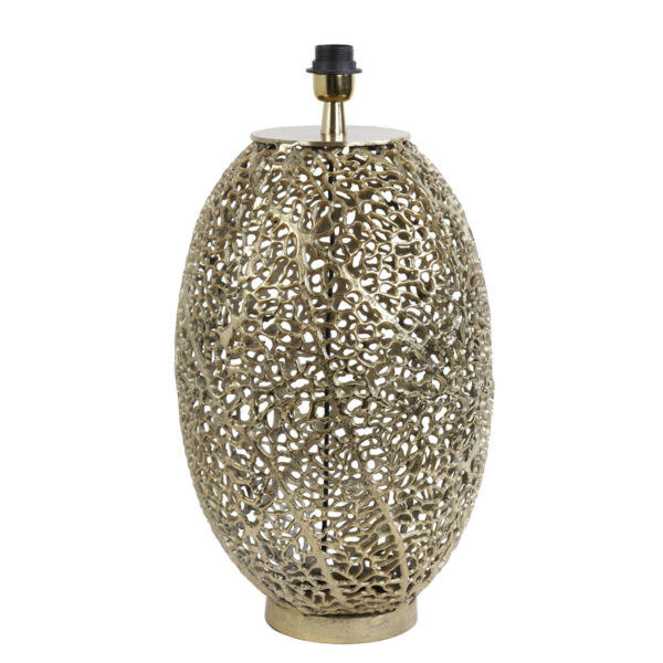 Gouden opengewerkte tafellamp Light & Living Sinula – H 55 cm