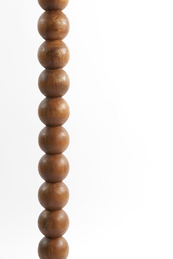 Houten lampvoet met boldesign Light & Living Veglio - H 130 cm - Image 4