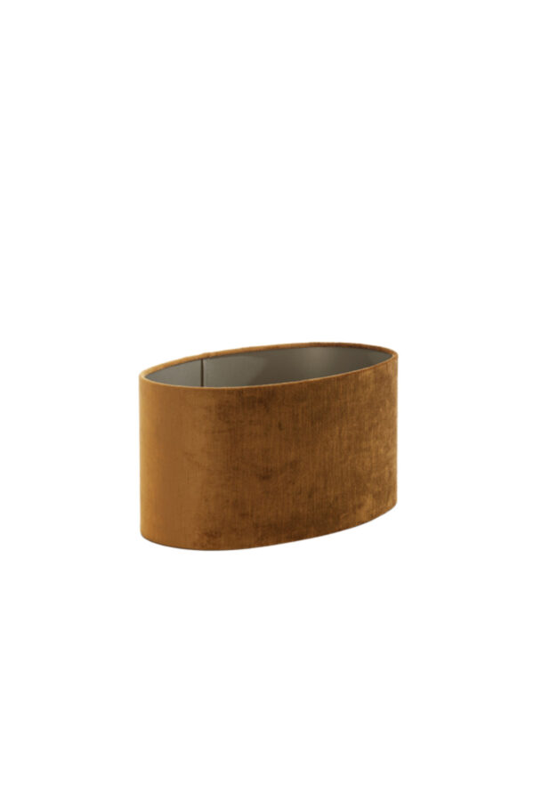 Velvet lampenkap goud cilindrisch Light & Living Gemstone - H 19 cm - Image 3