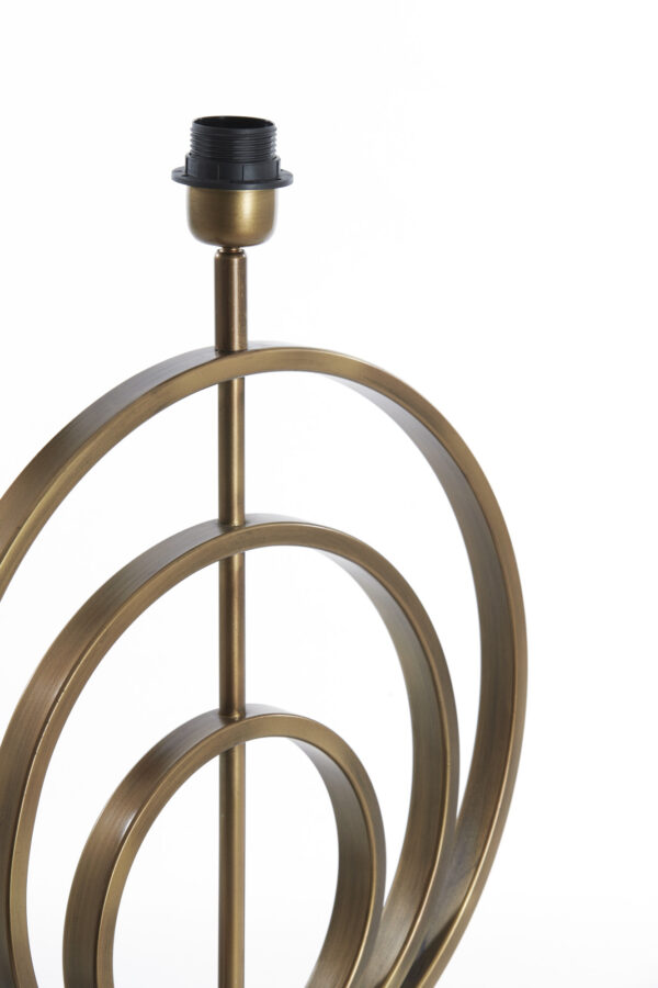 Gouden ronde lampenvoet Light & Living Cassel - H 50 cm - Image 5