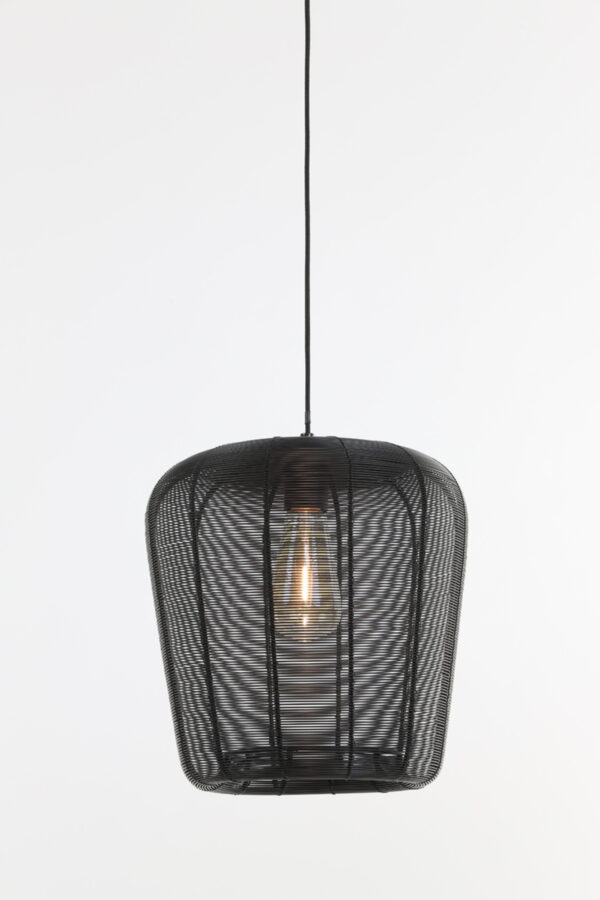 Zwarte draad hanglamp met elegant frame Light & Living Adeta - Ø 28 cm - Image 3