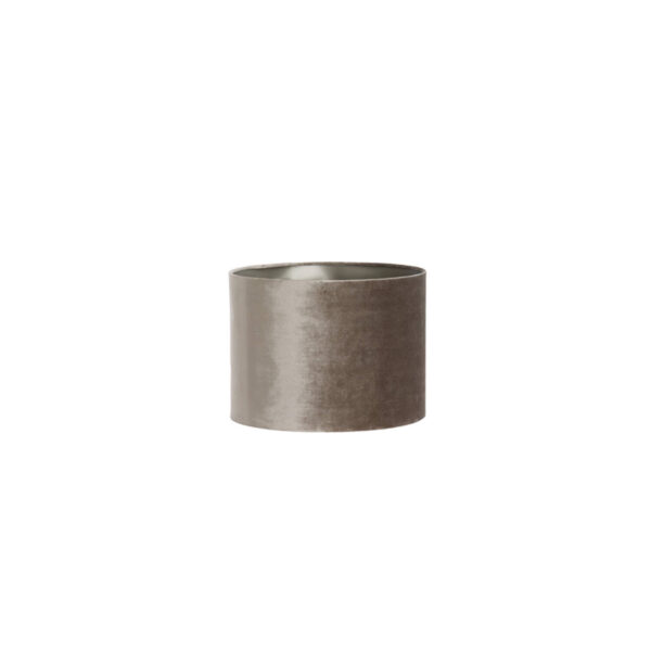 Fluwelen lampenkap taupe cilindrisch Light & Living Palata - Ø 20 cm