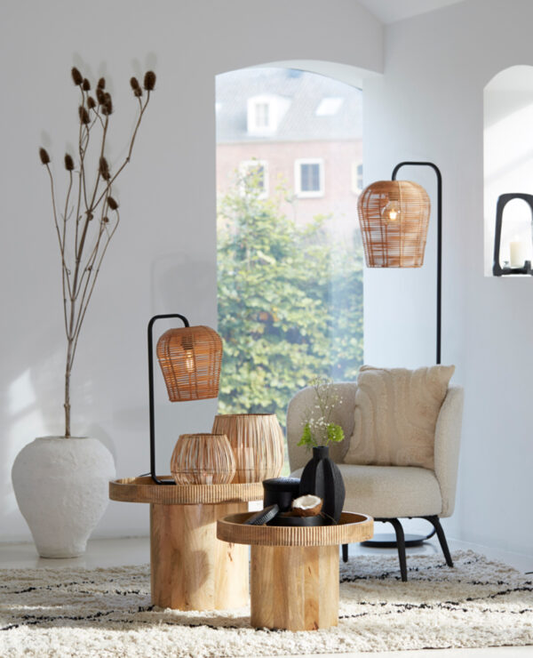 Moderne zwarte lampvoet Light & Living Mareno - H 60 cm - Image 4