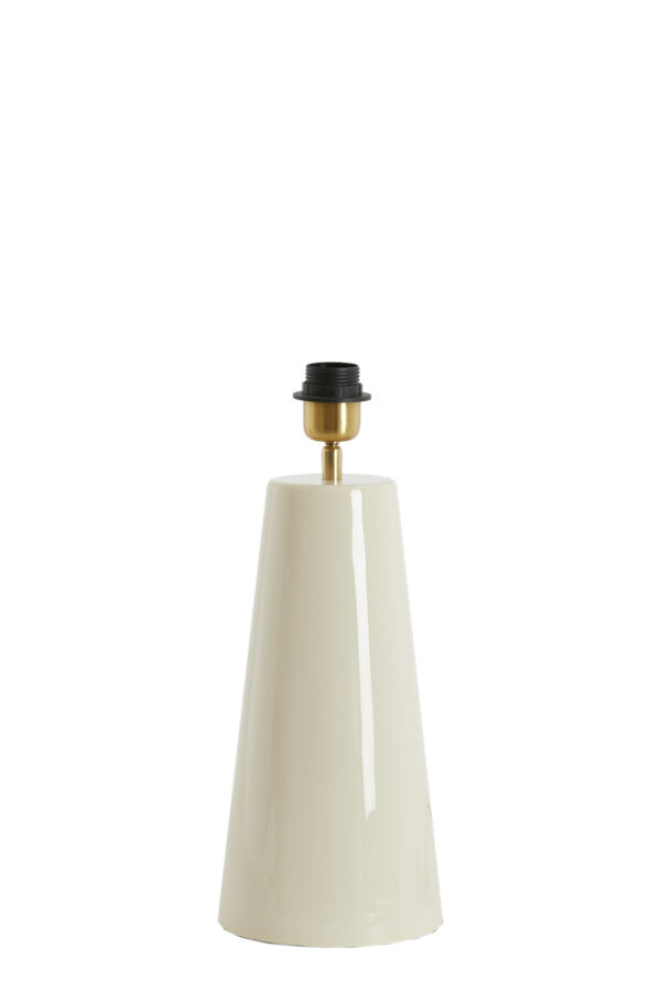 Keramische lampenvoet ivoorkleurig Light & Living Yelos - H 35 cm - Image 2
