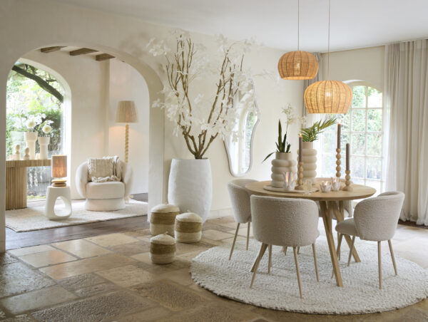 Natuurlijke rotan hanglamp in naturel tint Light & Living Rafaella - Ø 42 cm - Image 4