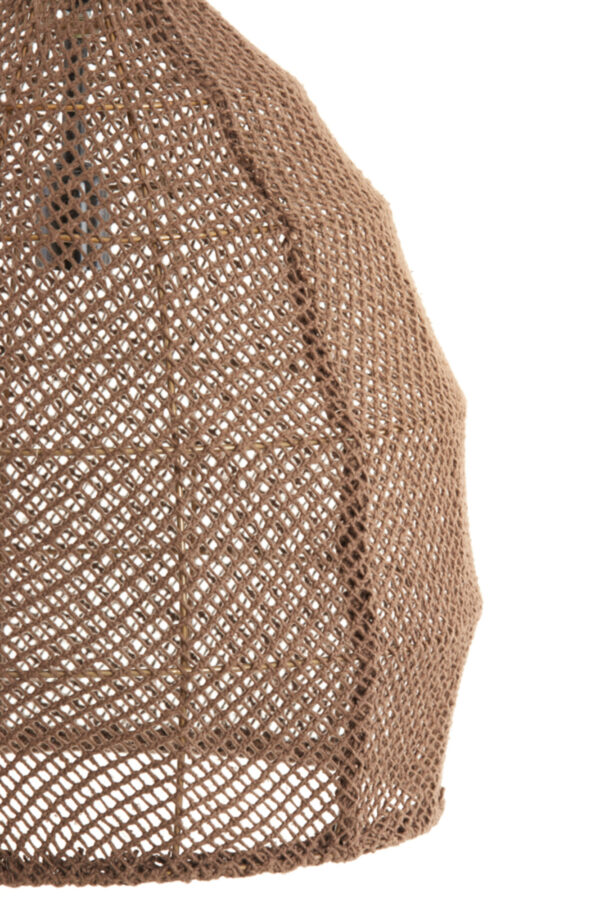 Bruine rotan hanglamp met vlechtwerk Light & Living Makassar - Ø 42 cm - Image 3