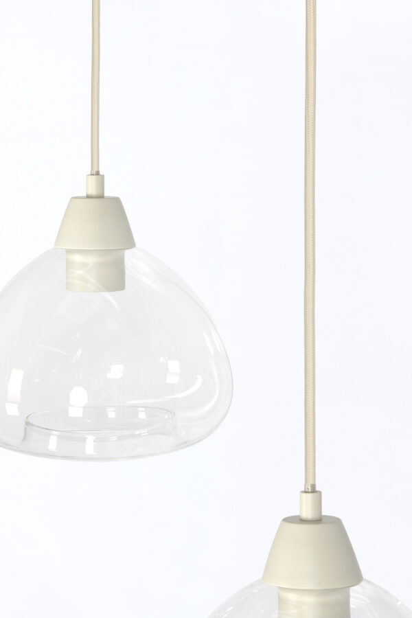 Kleine hanglamp met glazen kap Light & Living Bisho - B 104 cm - Image 6