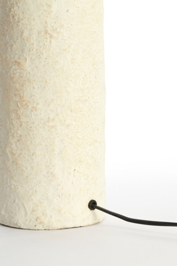 Steenlook tafellamp beige Light & Living Qazu - H 48 cm - Image 6