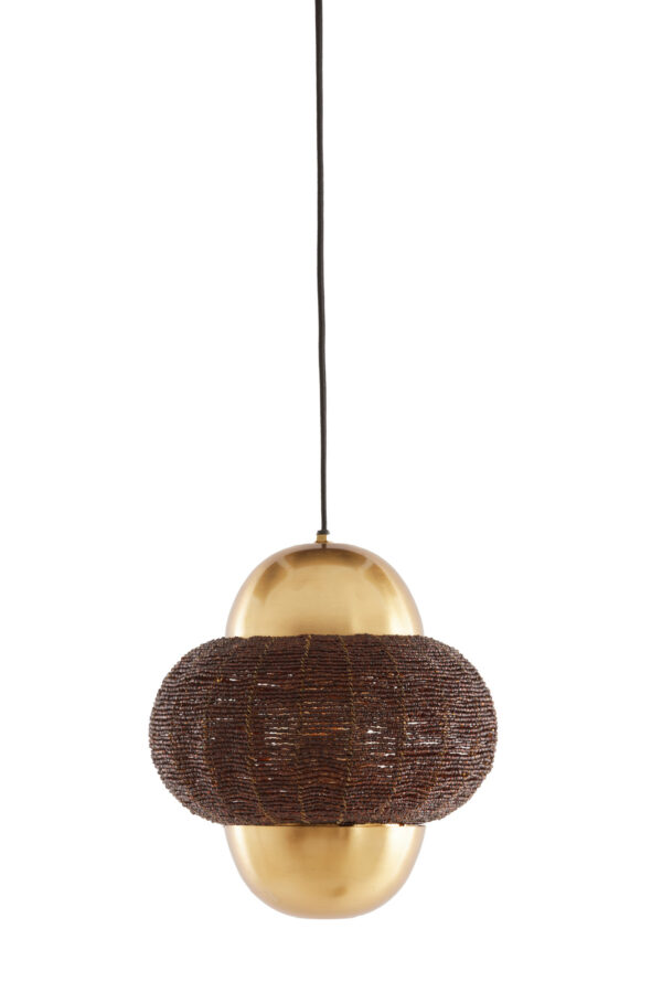 Gouden hanglamp met kralen decoratief Light & Living Cetara - Ø 26 cm - Image 2