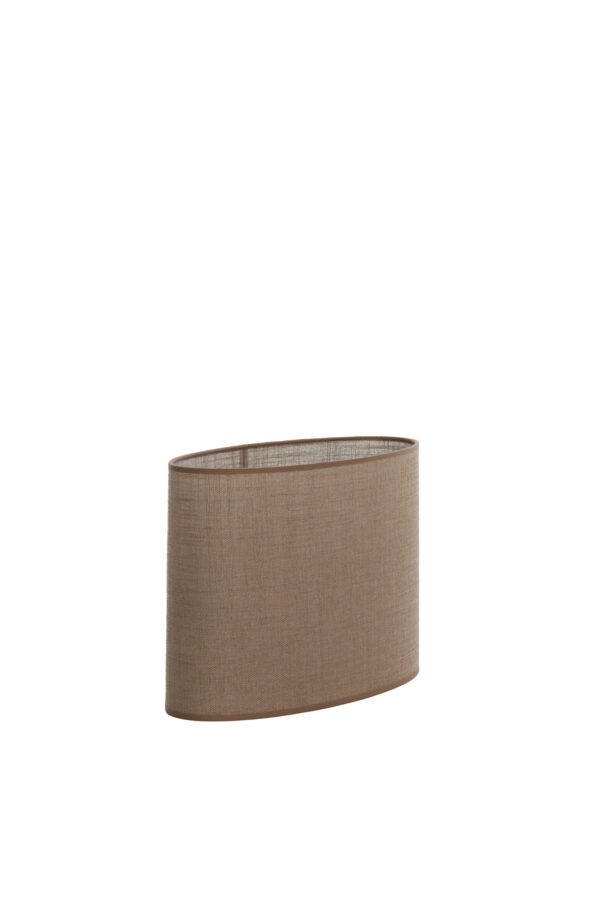 Bruine stoffen lampenkap in cilindervorm Light & Living Caden - H 19 cm - Image 3