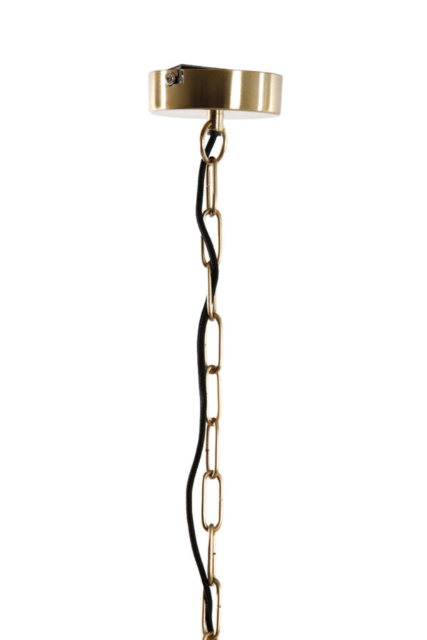Gouden hanglamp met draadstructuur Light & Living Bahoto - Ø 40 cm - Image 7