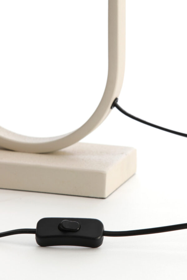 Ovale witte lampenvoet Light & Living Jamiri - H 45 cm - Image 8