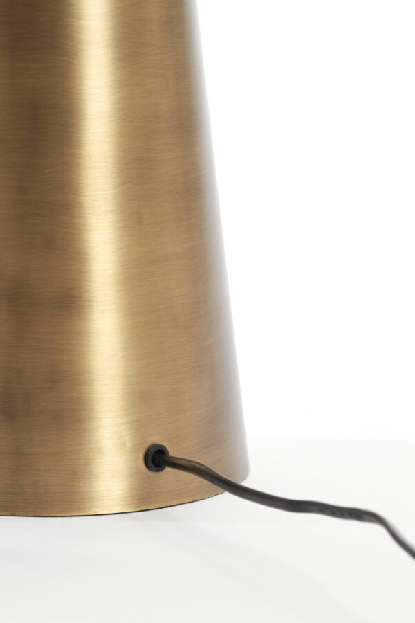 Gouden tafellamp Light & Living Dita met moderne kap – H 52 cm - Image 4