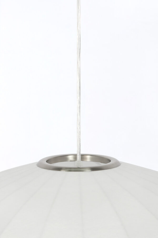Schelpvormige witte hanglamp Light & Living Fay - Ø 60 cm - Image 4