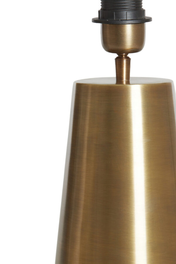 Lampvoet gouden conisch vormig Light & Living Yelos - H 43 cm - Image 4