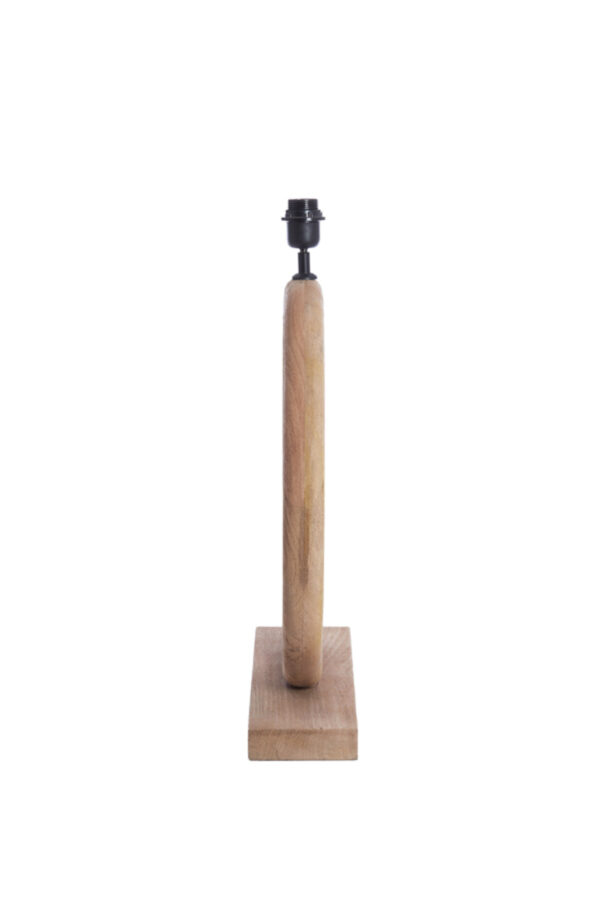 Ronde houten lampvoet in design Light & Living Nubia - H 54 cm - Image 4