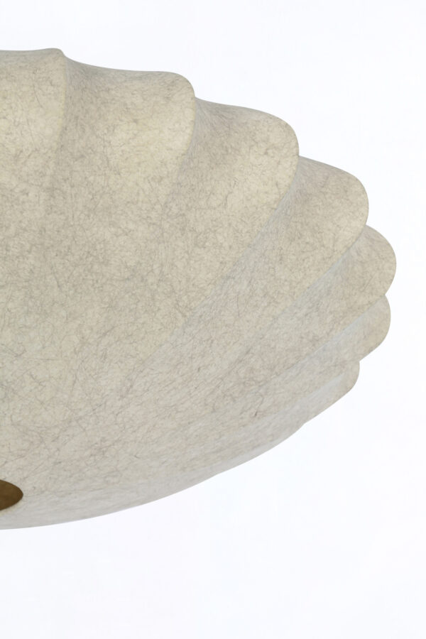 Beige hanglamp met textielkap Light & Living Fay - Ø 70 cm - Image 3