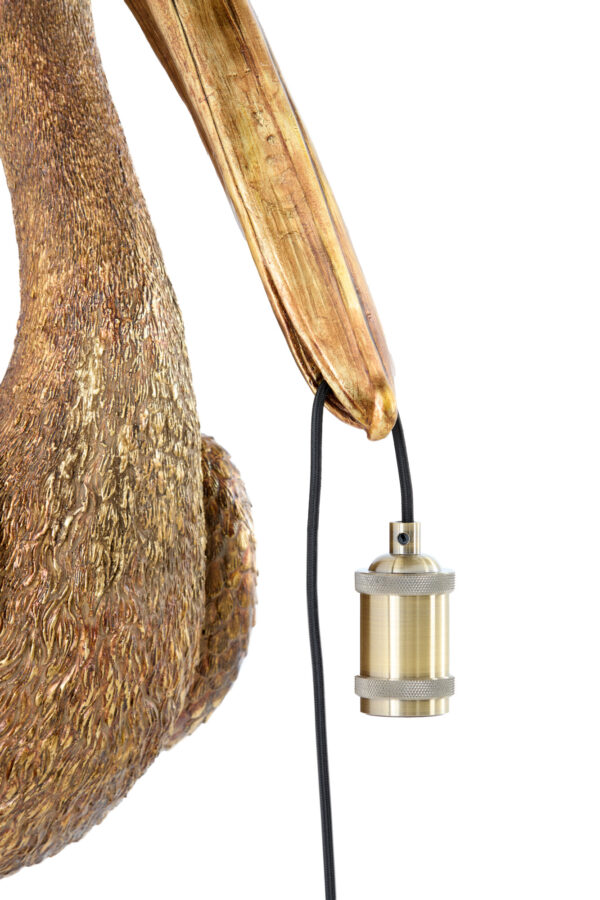 Gouden pelikanen lampenkap Light & Living Pelican - H 63 cm - Image 5