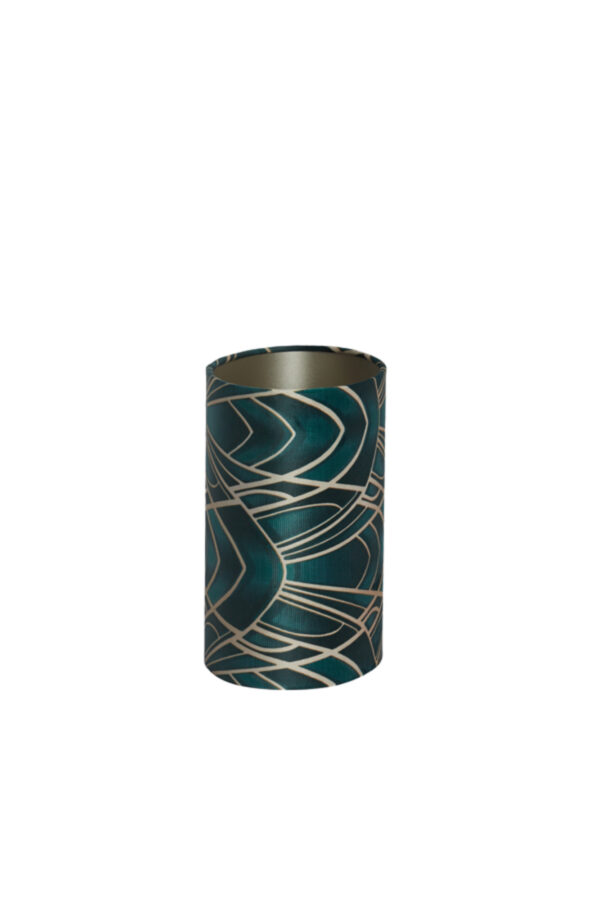 Groene lampenkap met patroonprint Light & Living Tiara - H 28 cm - Image 5