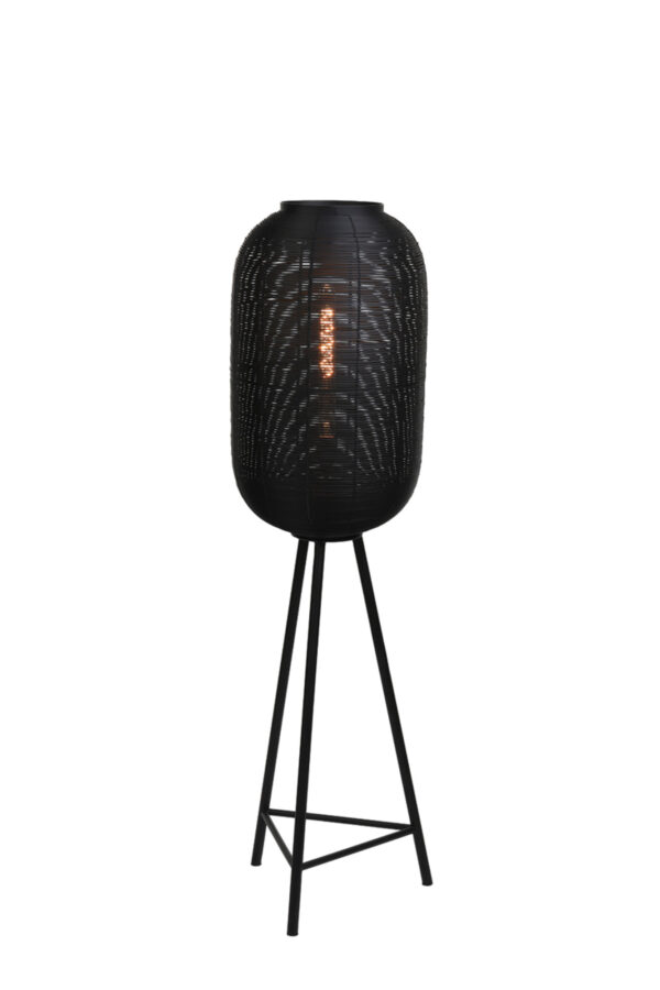 Zwarte vloerlamp met standaard Light & Living Tomek – H 136 cm - Image 3
