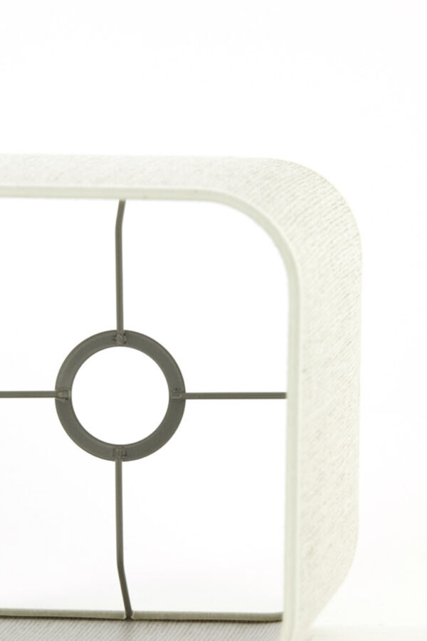 Lampenkap vierkant beige textuur Light & Living Breska - H 26 cm - Image 6