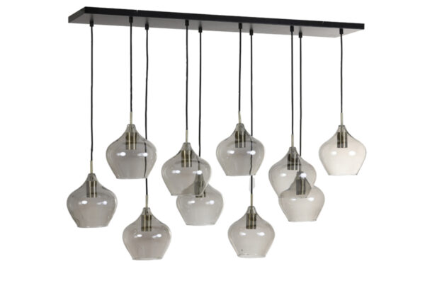 Glazen hanglamp met meerdere pendels Light & Living Rakel - B 124 cm - Image 7
