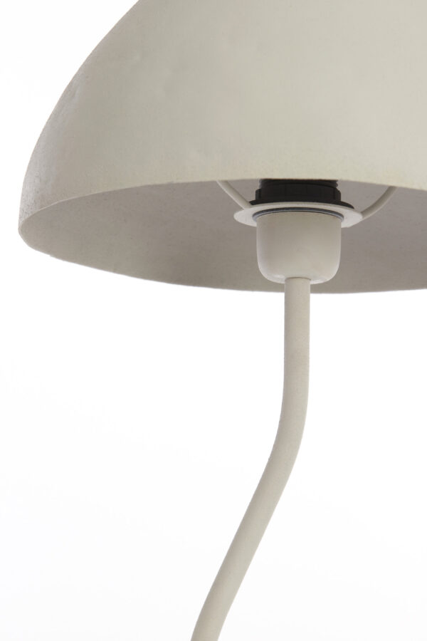 Tafellamp sierlijk wit gewelfd Light & Living Elimo - H 67 cm - Image 4