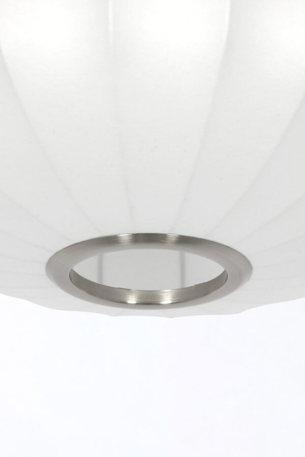 Plafondlamp ovaal met witte kap Light & Living Fay – B 40 cm - Image 5