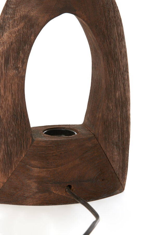 Houten lampenvoet modern design Light & Living Carini - H 25 cm - Image 6