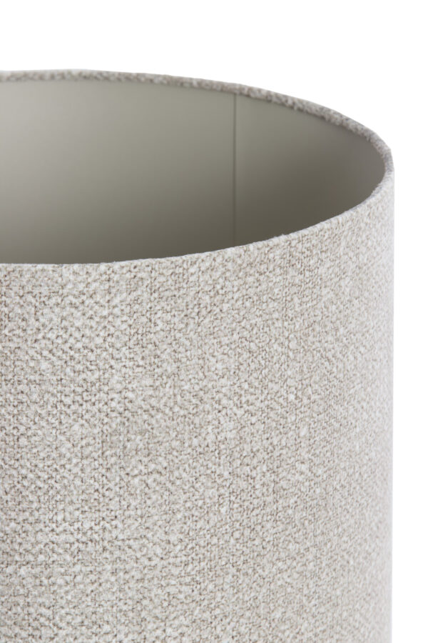 Beige stof cilindervormige lampenkap Light & Living Brandy - Ø 40 cm - Image 3
