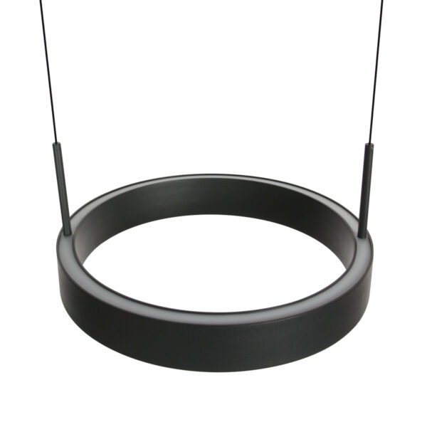 Zwarte design dubbele ring- eettafellamp Steinhauer Mykty - Image 4