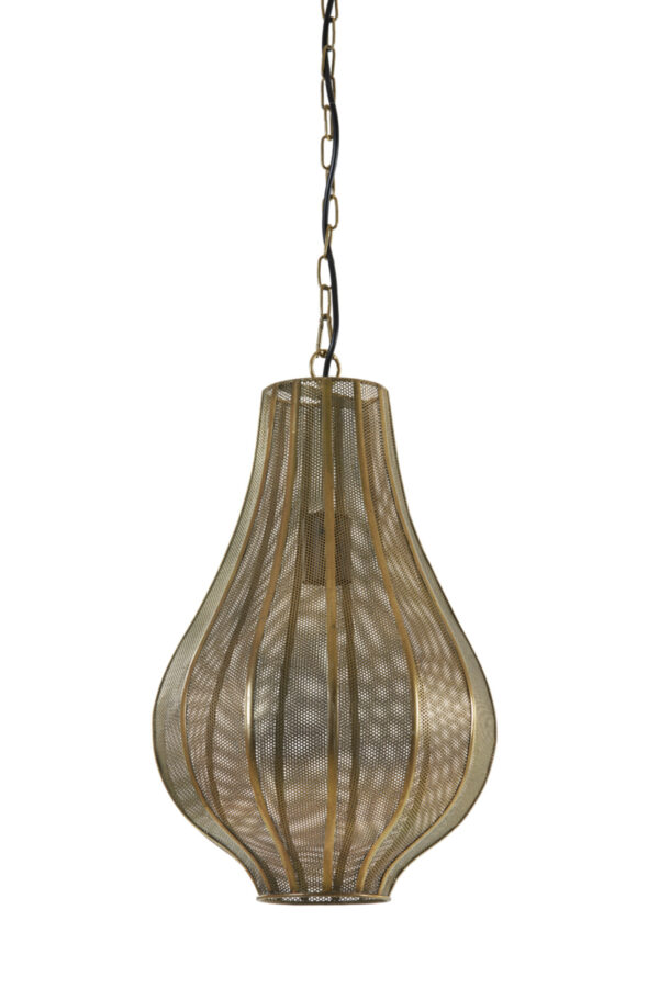 Gouden metalen gaas hanglamp Light & Living Micha - Ø 29 cm - Image 2