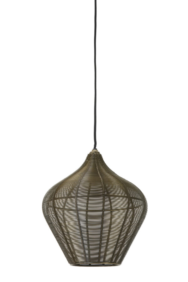Natuurlijke rieten hanglamp Light & Living Alvaro - Ø 27 cm - Image 2