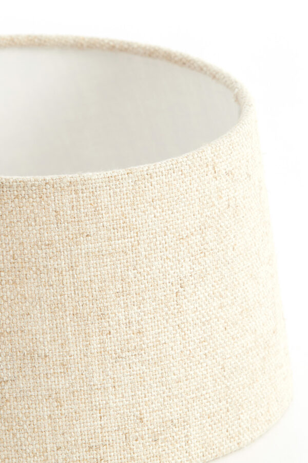 Beige stoffen lampenkap voor een sfeervolle uitstraling Light & Living Livigno - Ø 40 cm - Image 4