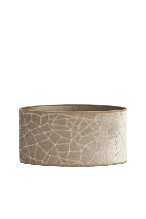 Lampenkap beige structuurvelours Light & Living Kassei - H 19 cm - Image 2
