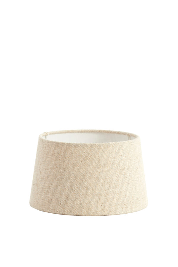 Beige stoffen lampenkap voor een sfeervolle uitstraling Light & Living Livigno - Ø 40 cm - Image 2