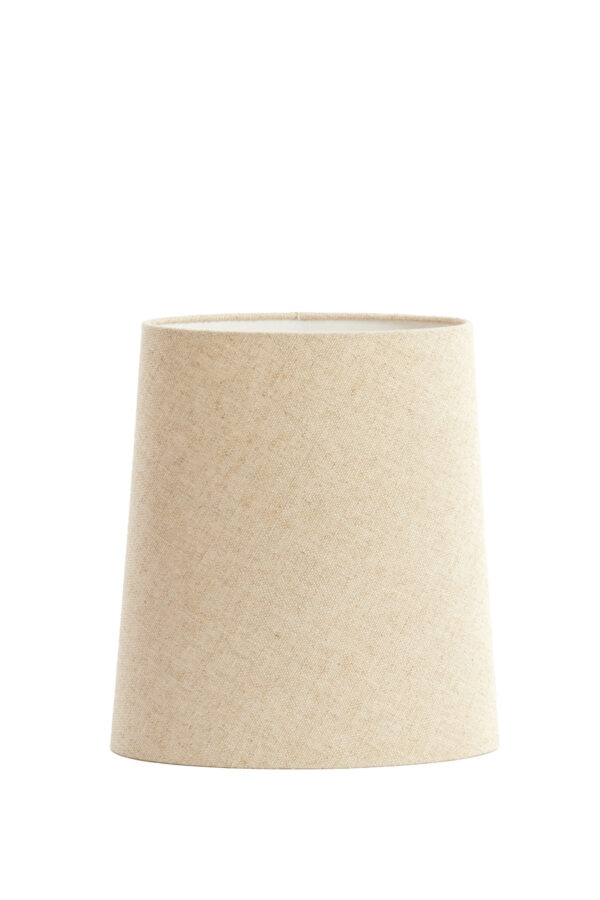 Beige stof lampenkap in cilinder vorm Light & Living Livigno - H 33 cm - Image 2