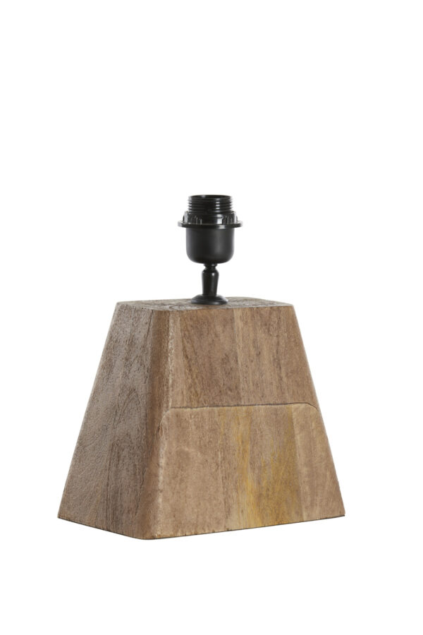 Houten lampvoet met stevige fitting Light & Living Kardan - H 19 cm - Image 3