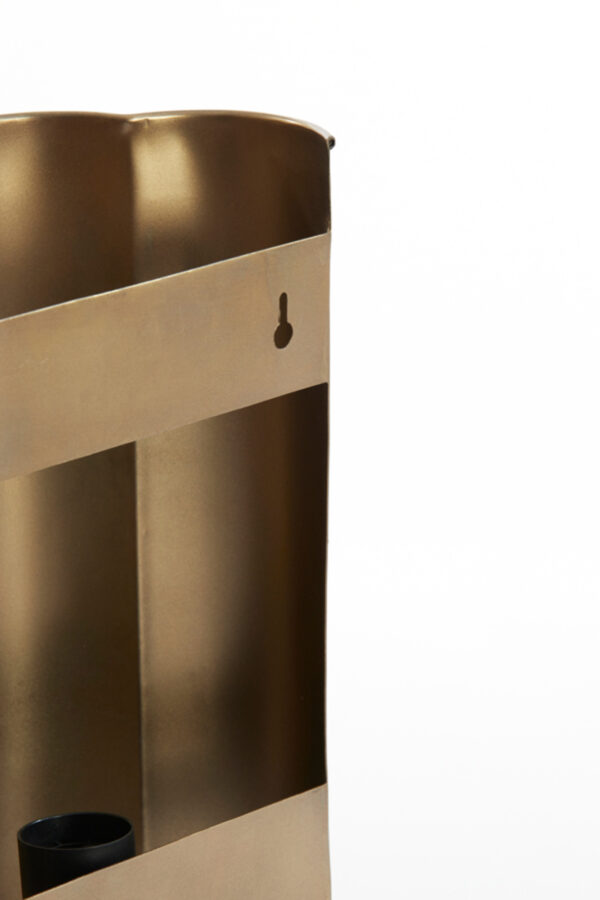 Gouden metalen lampenkap in stijl Light & Living Fringe - H 30,5 cm - Image 5